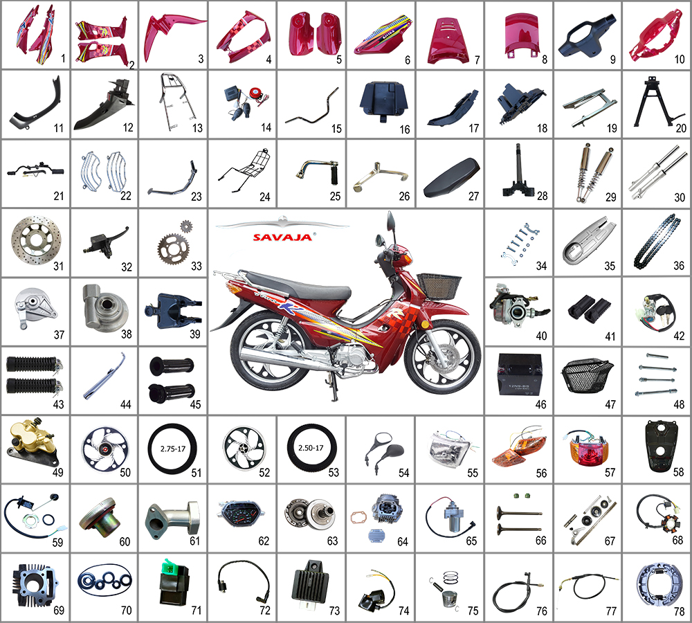 ALL SERIES SPARE PARTS AT WHOL